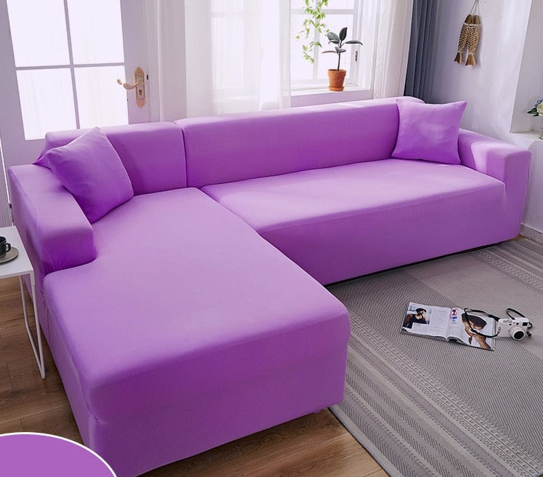 Deze rekbare bankhoes verfraait uw interieur. Waterdicht en vlekafstotend, een praktische toevoeging aan uw woonkamer.
