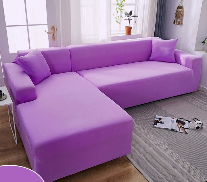 Deze rekbare bankhoes verfraait uw interieur. Waterdicht en vlekafstotend, een praktische toevoeging aan uw woonkamer.