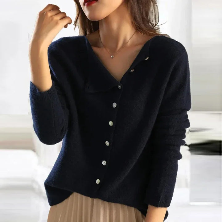 Stijlvol en comfortabel gebreid damesvest, een must-have voor de modebewuste vrouw.