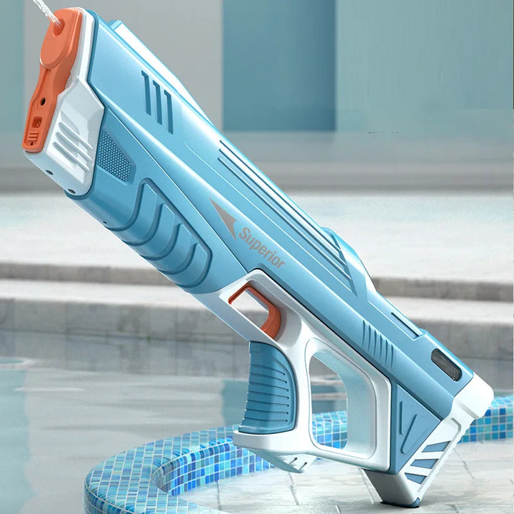 Automatisch waterpistool Watersplash; oplaadbaar speelgoed voor ultiem zomerplezier, watergevechten voor jong en oud.