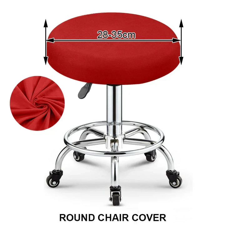 Geef uw barstoelen een frisse look met deze universele, rekbare stoelhoes.