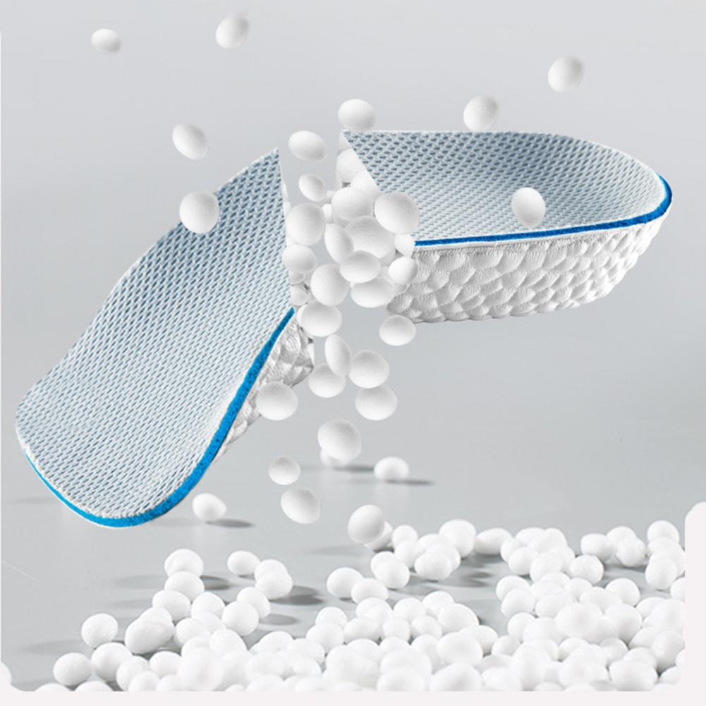 Set unisex inlegzolen met hoogteverhoging, speciaal ontworpen voor comfort en correcte voetboogondersteuning.