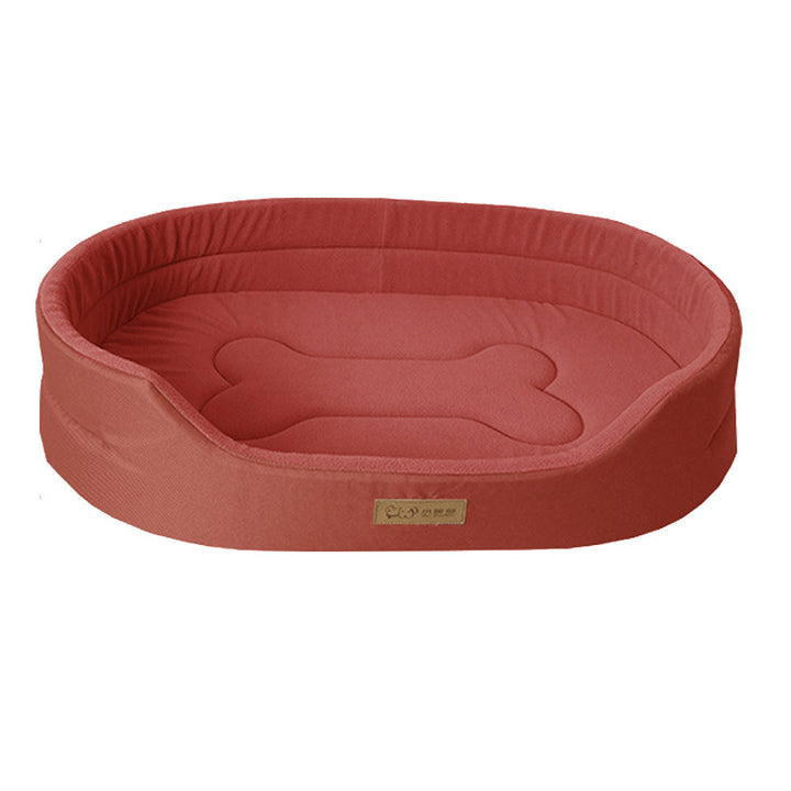 Stijlvol en comfortabel hondenbed voor binnen, duurzame rustplek voor huisdieren in grijs.