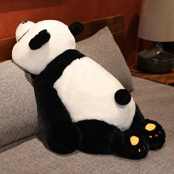 Superzachte gigantische panda knuffel van hoogwaardig pluche, perfect als speelgoed of decoratie.