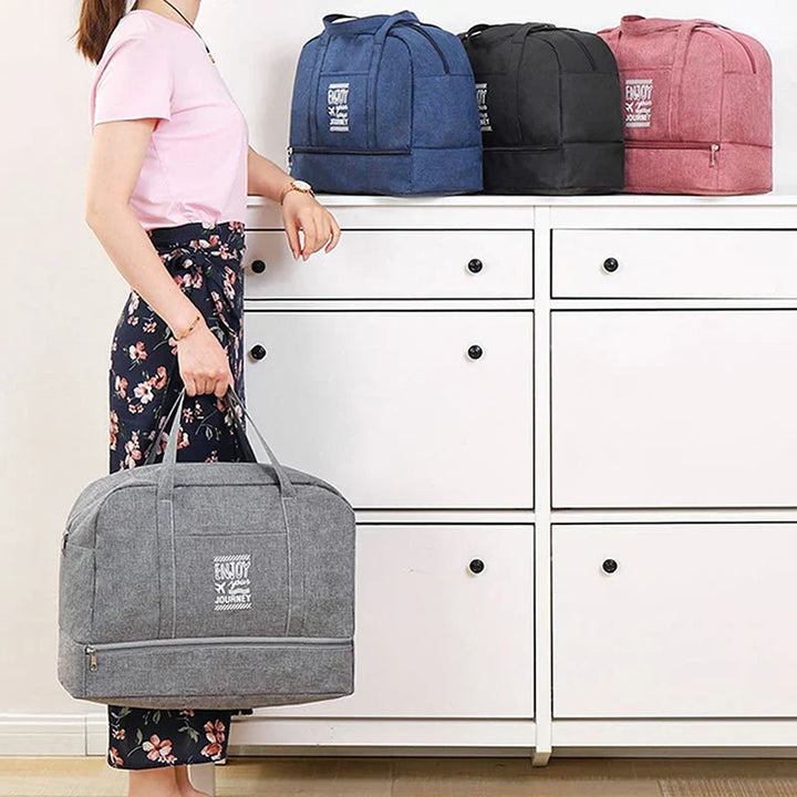 Ruime dames weekendtas perfect voor korte trips, vakanties en reisbenodigdheden.