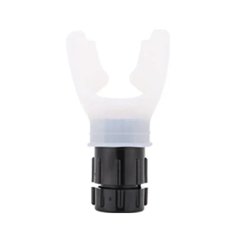 Draagbare BreatheFit ademhalingstrainer voor conditie en herstel. Versterk je ademhaling en longcapaciteit, wit/zwart.