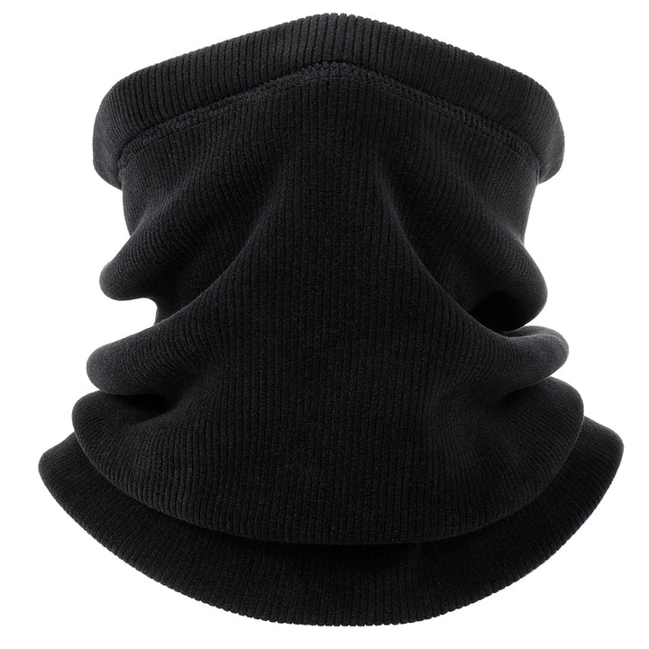 Warme thermo nekwarmer voor koud weer, verkrijgbaar in grijs, zwart en bruin. Ideaal unisex accessoire voor wintersport.