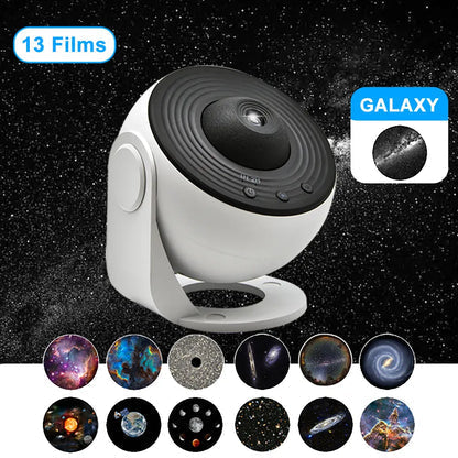 Sfeervolle Orion galaxy projector voor slaapkamer en kinderkamer; 13-in-1 sterrenhemel en universum led nachtlamp.