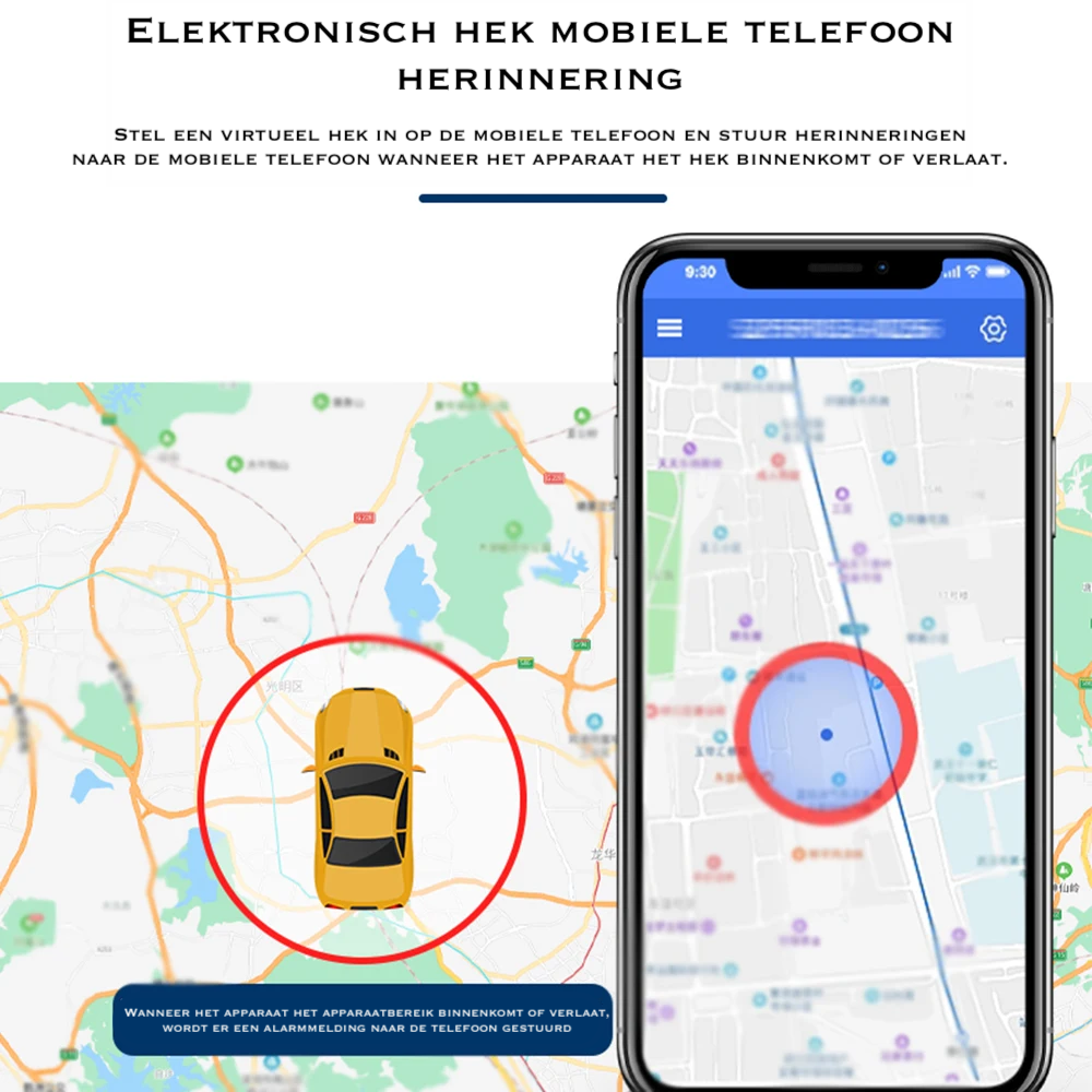 Realtime compacte GPS tracker, magnetisch. Effectieve anti-diefstal en locatiebepaling voor auto's en spullen.