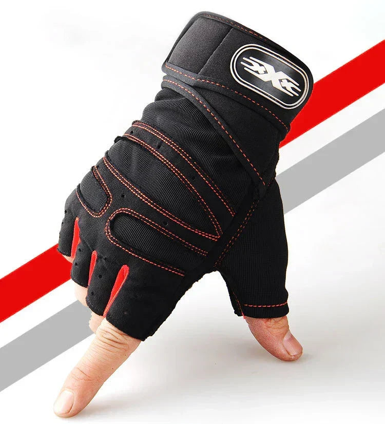 Comfortabele unisex trainingshandschoenen voor fitness en krachttraining, met schokbestendige grip, bescherming en duurzaamheid.