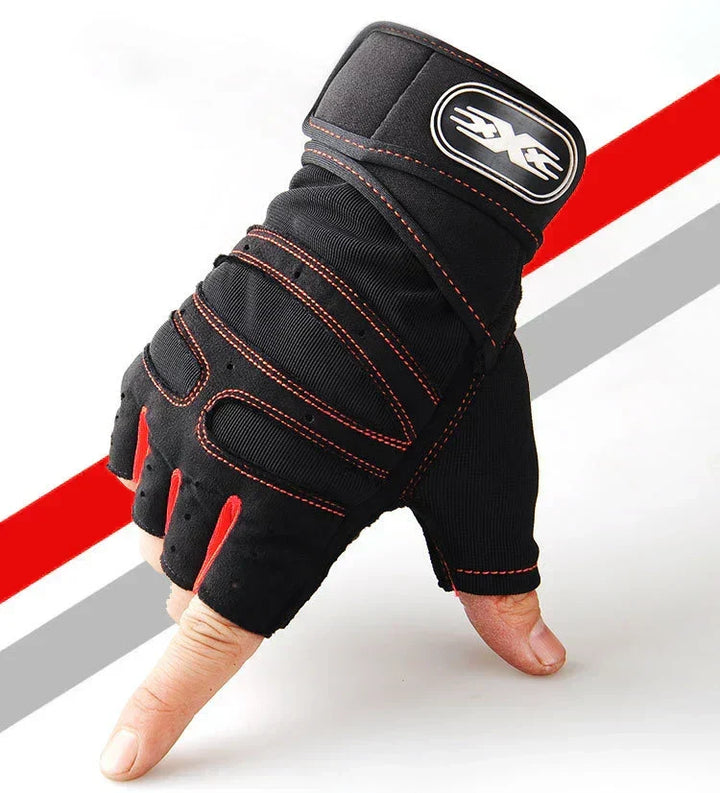 Comfortabele unisex trainingshandschoenen voor fitness en krachttraining, met schokbestendige grip, bescherming en duurzaamheid.