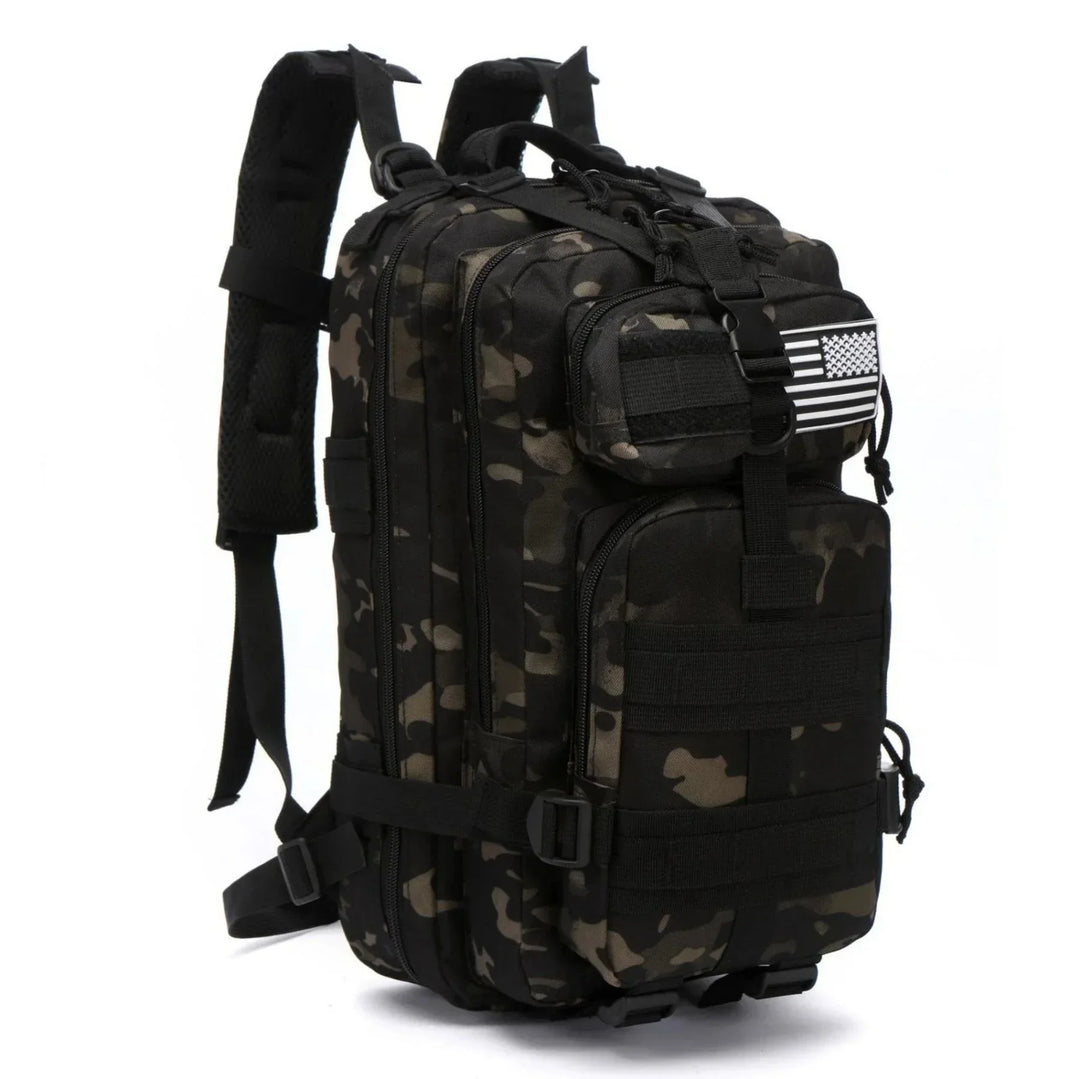 TrailPro tactische rugzak 30L/50L, waterafstotend, MOLLE, voor outdoor, militair, kamperen & reizen.