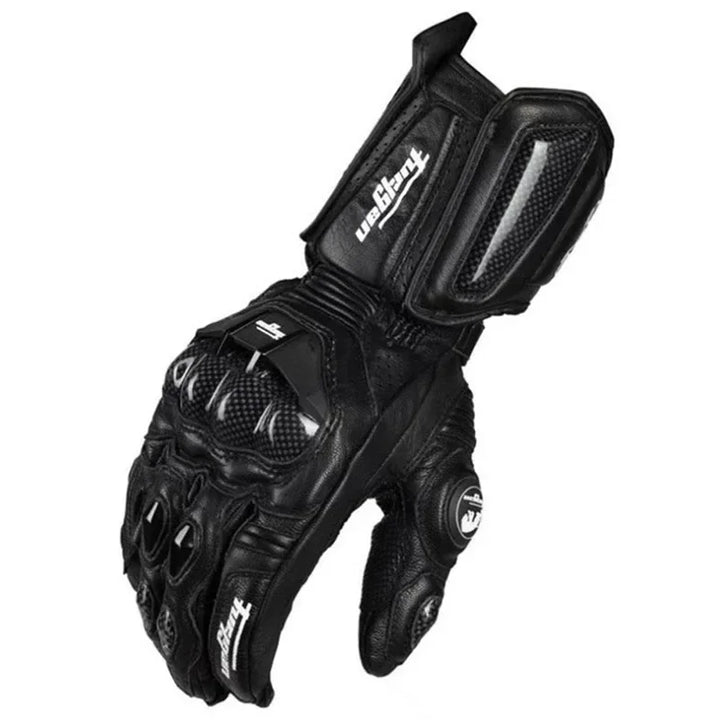 Waterdichte, winddichte unisex winter motorhandschoenen met carbon knokkelbescherming, ideaal voor koud motorrijden.