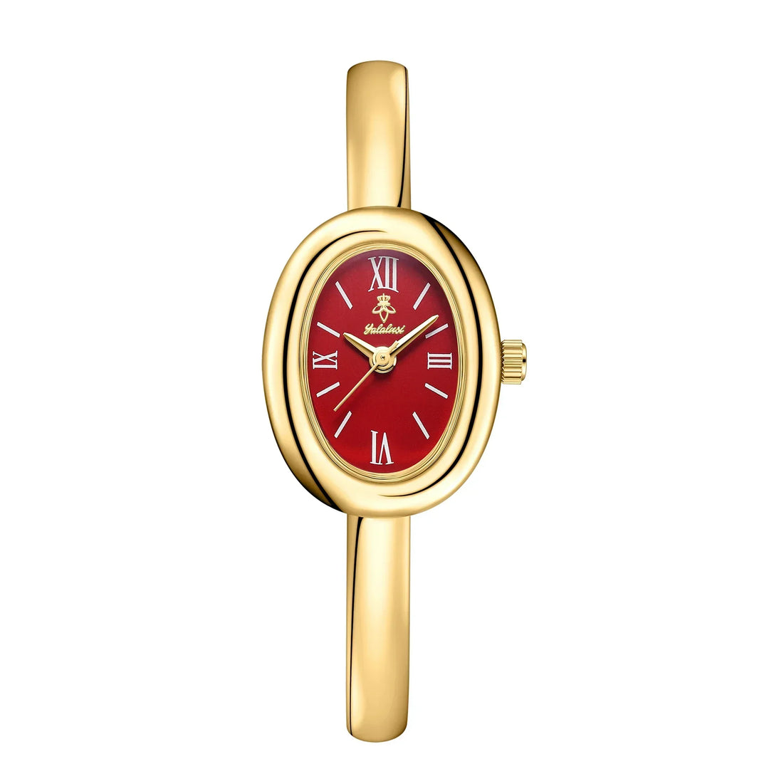 Elegant dameshorloge om de pols. Tijdloos mode-accessoire dat stijl en verfijning toevoegt.