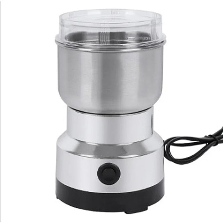 Compacte elektrische mini molen (300ml) voor koffiebonen, kruiden en babyvoeding. Veelzijdig keukenapparaat.