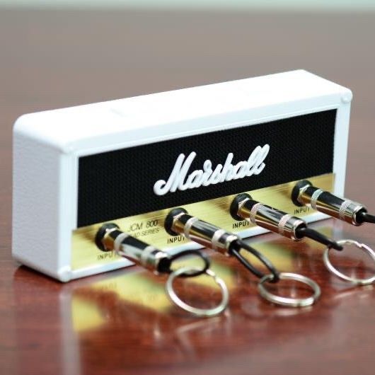 Wandorganizer: Gevormde gitaar sleutelhouder. Houd je sleutels georganiseerd. Ideaal cadeau voor muziekliefhebbers.