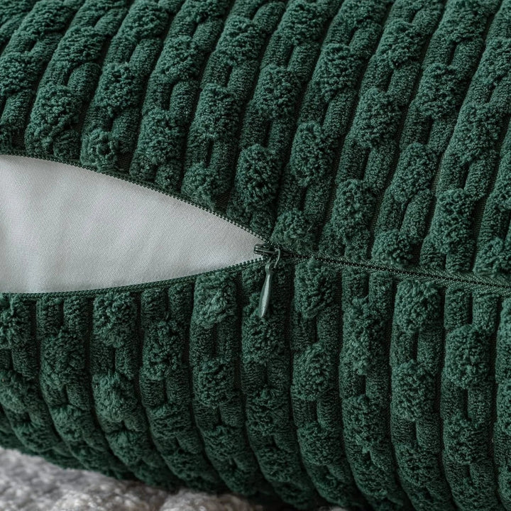 Ribfluweel kussenhoes voor de woonkamer, zachte boho decoratie en comfortabel kussen.