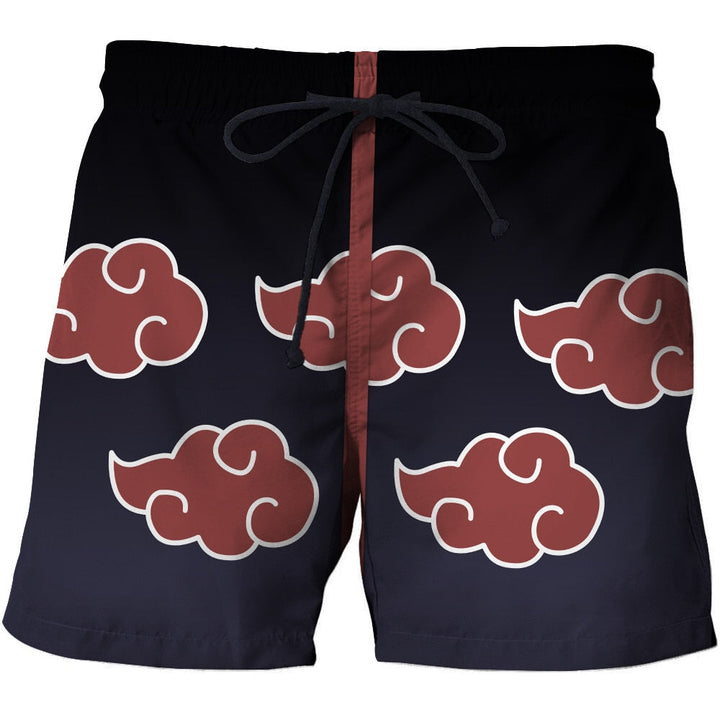 Heren zwemshort Zahi, verkrijgbaar in grote maten. Opvallende doodskoppen en vlammen print. Ideaal voor strand & zwembad.