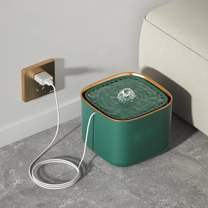 Moderne SANDSBERGORIGINALS kattenfontein 3L. Ultra-stil en automatisch voor continue vers water toevoer.