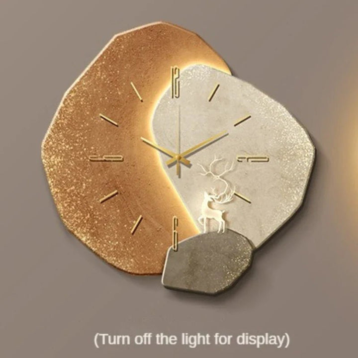 NordiqTime minimalistische wandklok, Scandinavisch design, stil en modern voor elk interieur.