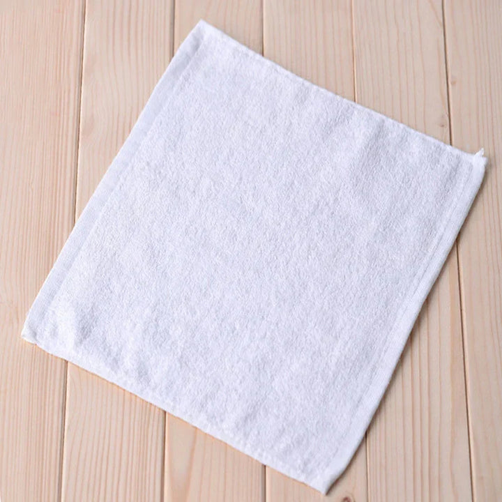 Witte badkamer handdoekenset (10 stuks) van hoogwaardig katoen; absorberend, zacht & duurzaam voor thuis.