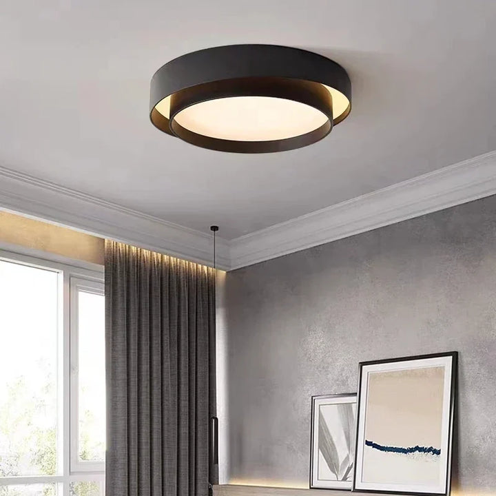 Energiezuinige dimbare LED plafondlamp, perfect voor slaapkamer of gang.