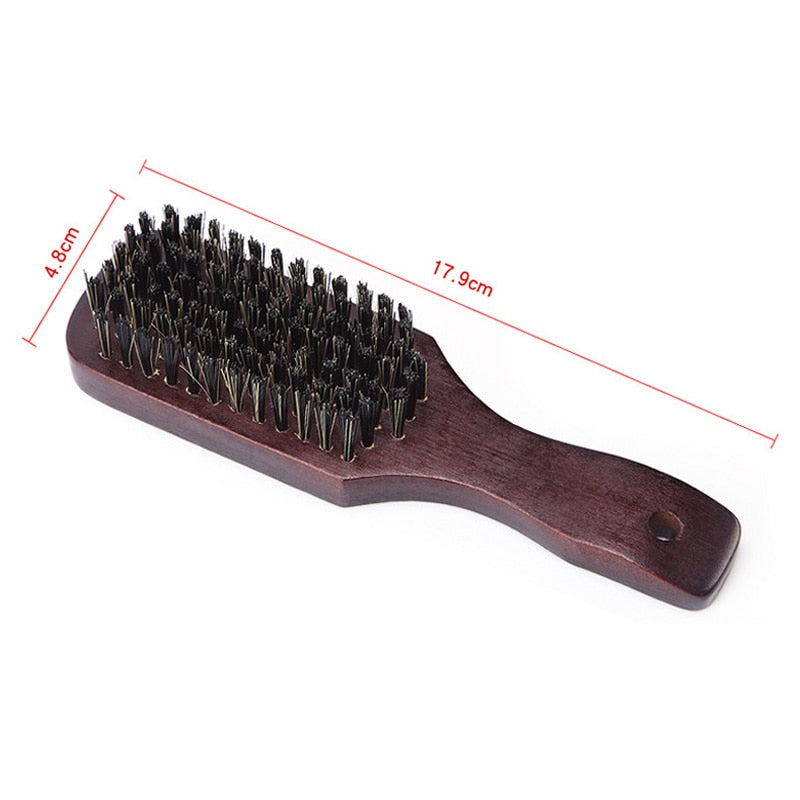 Premium haarborstel voor heren, perfect voor dagelijkse haarverzorging, maakt het haar glad en voorkomt klitten.