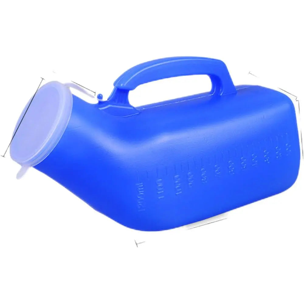 Draagbare mobiliteitshulp, 1200ml urinoir voor mannen en ouderen, comfortabel en discreet.