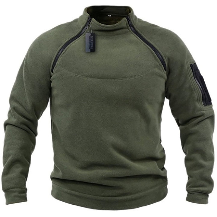 Functionele heren trui voor alle weersomstandigheden; warme tactische outdoor trui voor jacht of winteravonturen.