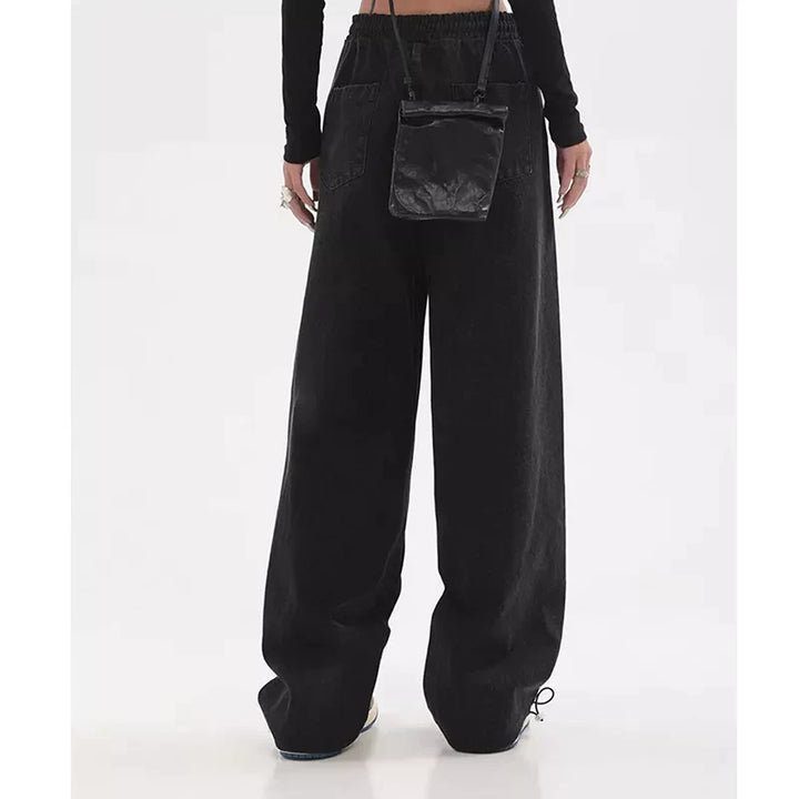 Comfortabele dames joggingbroek met hoge taille in trendy design, ideaal als vrijetijdskleding.