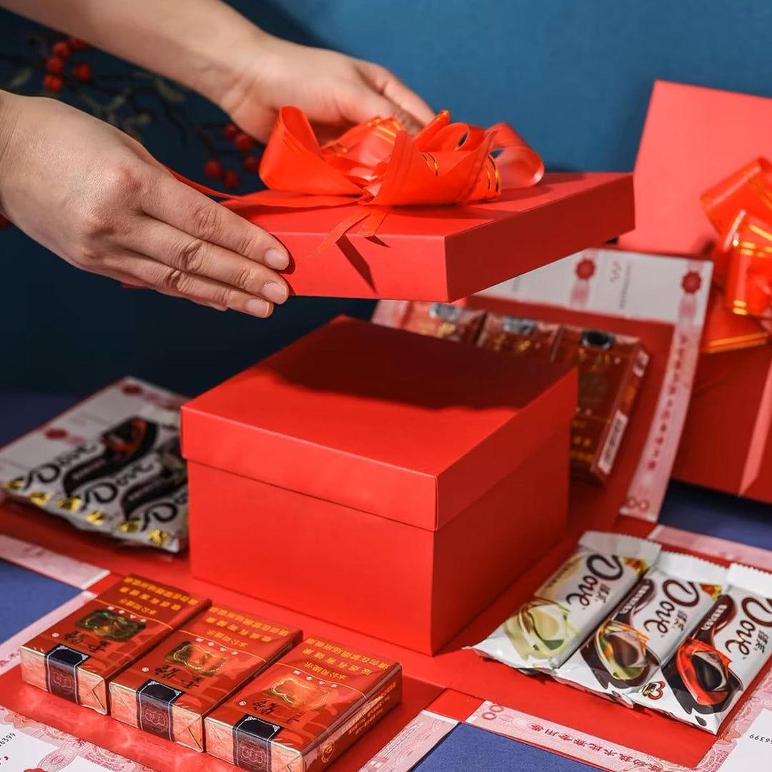 Lege explosiebox cadeaubox, een origineel diy cadeau voor verjaardagen en speciale momenten.