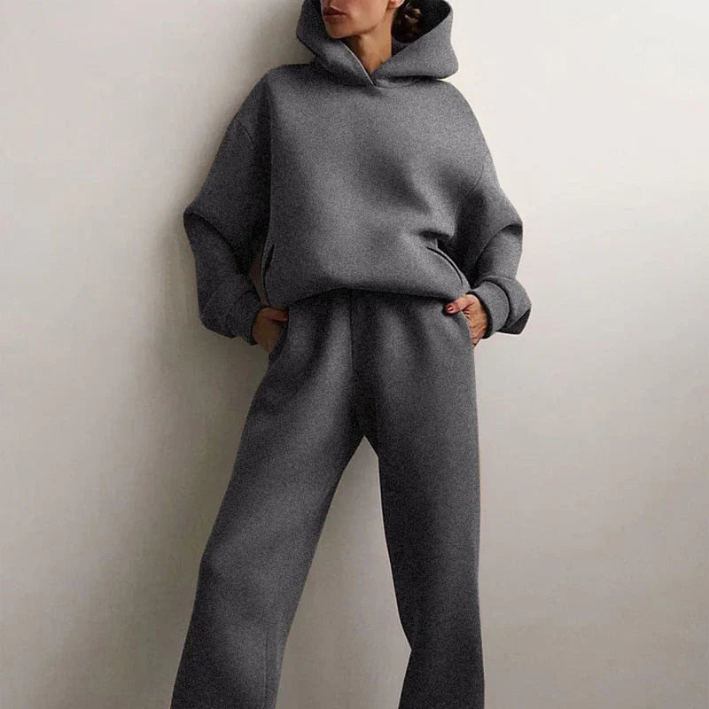 Nieuwe collectie: Dames oversized joggingset, stijlvol huispak en comfortabele loungewear.