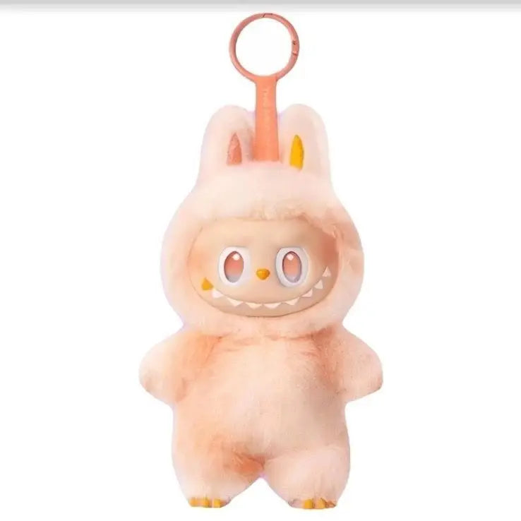 Vrolijk pluche monstertje sleutelhanger, perfect als trendy tasaccessoire of voor je sleutelbos.