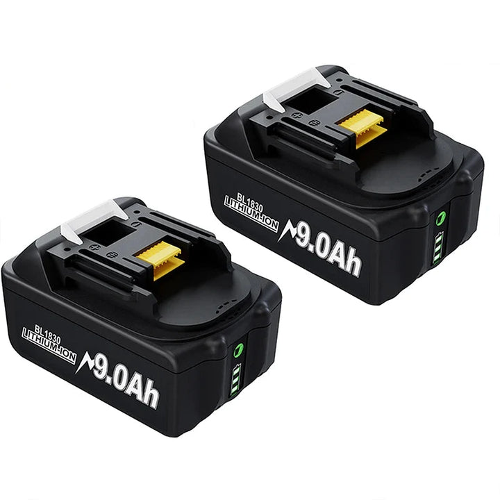 Makita 18V Li-ion accu 9.0 Ah. Krachtige universele vervangingsbatterij voor gereedschap.