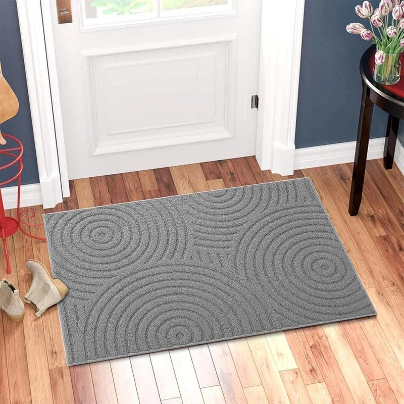Veelzijdige antislip schoenenschraper deurmat, Marokkaans design voor binnen en buiten gebruik.