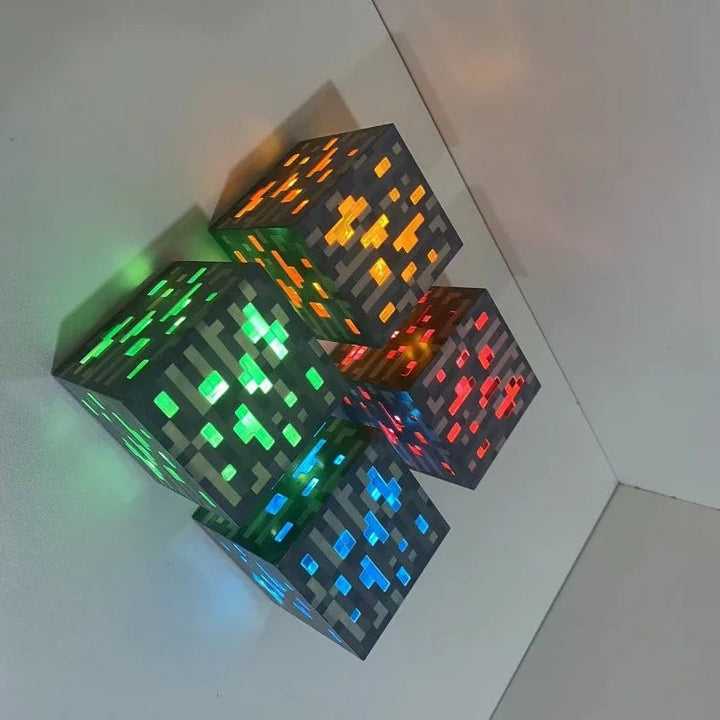 Woondecoratie LED bloklampen. Modulaire, heldere RGB verlichting voor een moderne uitstraling in jouw gamekamer.