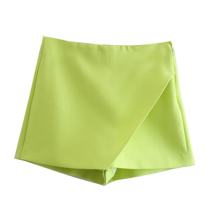 Asymmetrisch Dames Zofie broekrokje. Stijlvolle dames kleding, veelzijdig en comfortabel.