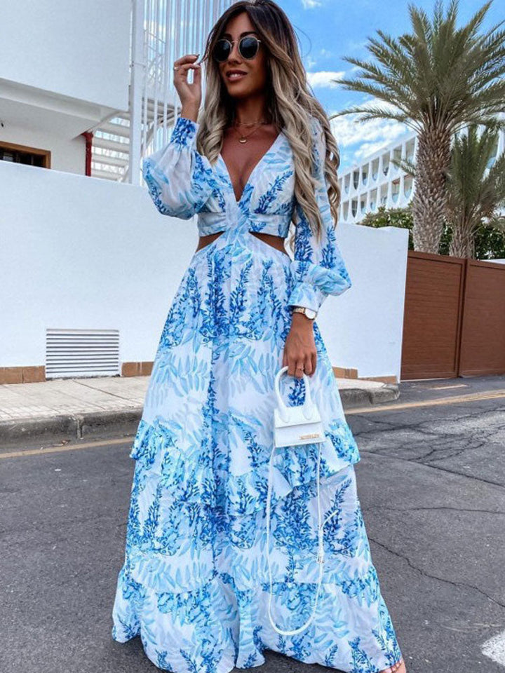 Elegante en comfortabele dames maxi jurk, perfect voor elk seizoen. Lange, veelzijdige vrouwenmode.