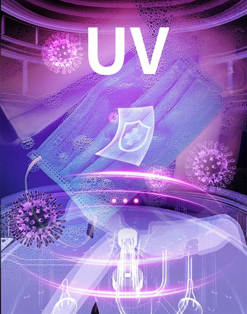 Stijlvolle paarse draagbare opvouwbare wasmachine van 8L. Perfect voor compact wonen, campers en reiswas.