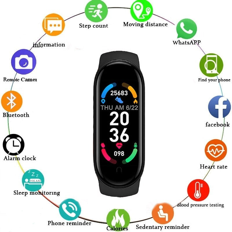 Smartwatch Pro: de complete fitness tracker en gezondheidsmonitor voor zowel dames als heren, met Bluetooth.