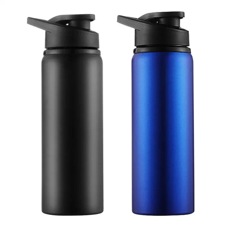 Duurzame RVS sport waterfles 700ml, perfect voor hydratatie tijdens fietsen en outdoor activiteiten.