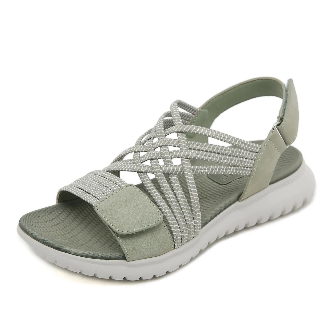 Comfortabele dames sandalen met dempende zool en ergonomische voetondersteuning. Perfect voor dagelijks gebruik.