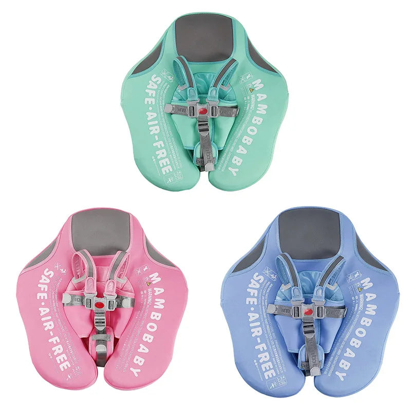 Kinder zwemaccessoire: blauwe peuter zwemtrainer met zonnescherm voor UV bescherming en eindeloos waterplezier.
