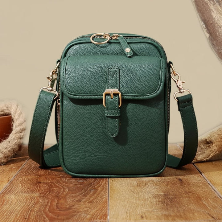 Praktische dagelijkse tas: compacte unisex schoudertas met diefstalbeveiliging en verstelbare, comfortabele band.