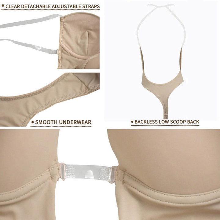 Comfortabele dames BH shaper, rugvrij en naadloos, perfect onder strakke jurken.