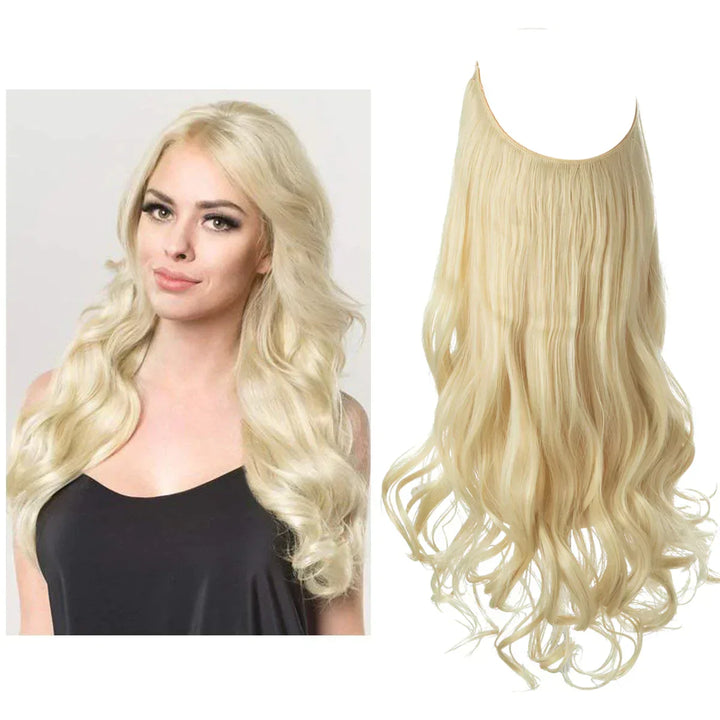 Bruine dames extensions, perfect voor een rijke en volle haarcoupe met natuurlijke lengte.