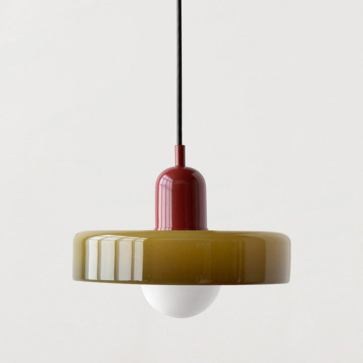 ColorLoop hanglamp: kunstzinnig Bauhaus design, warme gloed voor een unieke sfeer.