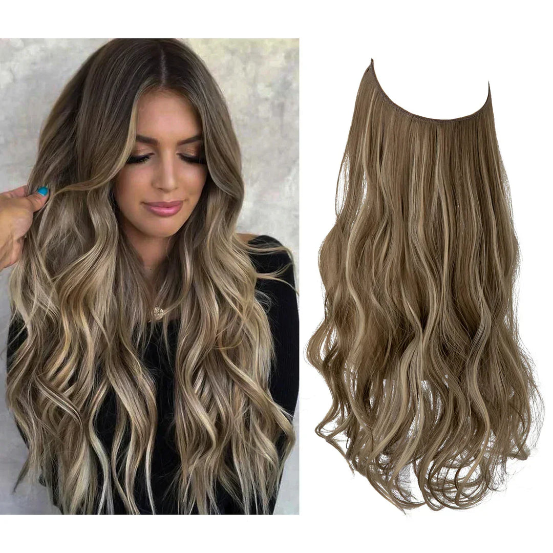 Rode hair extensions, ideaal voor een gedurfde haarmode en snelle transformatie.