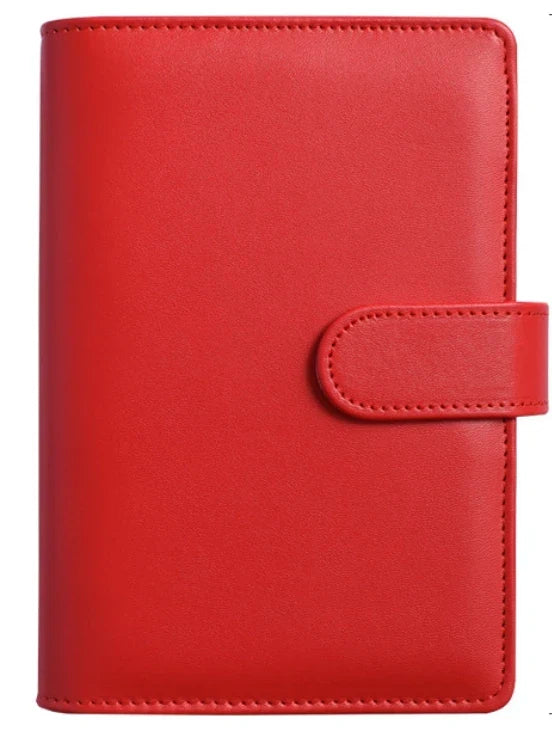 Duurzame A5 PU lederen planner, veelzijdig als agenda of persoonlijk fotoalbum.