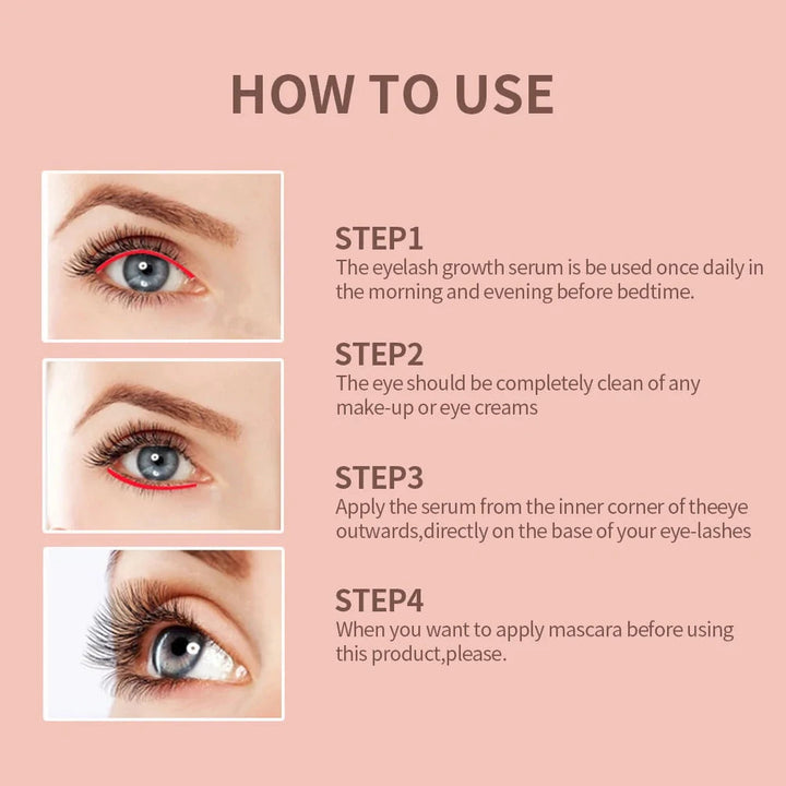 Wimper serum voor dames: verzorgt en verlengt wimpers, voor een natuurlijk volle en gezonde look.